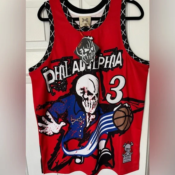 Allen Iverson The Answer 76ers Jersey Brand New Men’s Size NBA Basketball Top - Picture 3 of 10